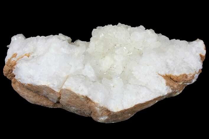 Quartz Crystal Filled Geode Section- Morocco #133694